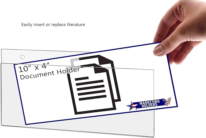 Marketing Holders 10 Pack Wall Mount Sign Holder - Image 3