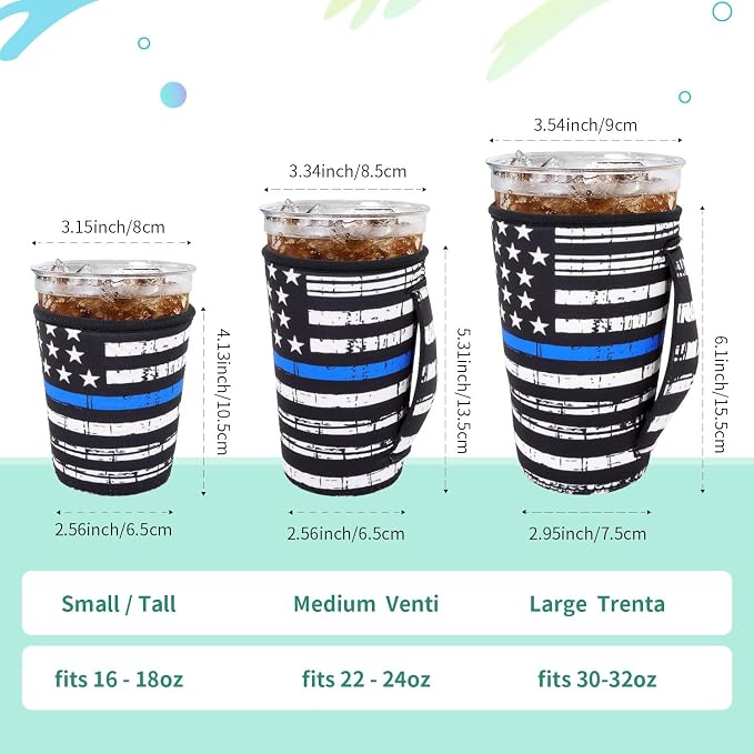 Iced Coffee Sleeve Insulator Sleeves - Image 2