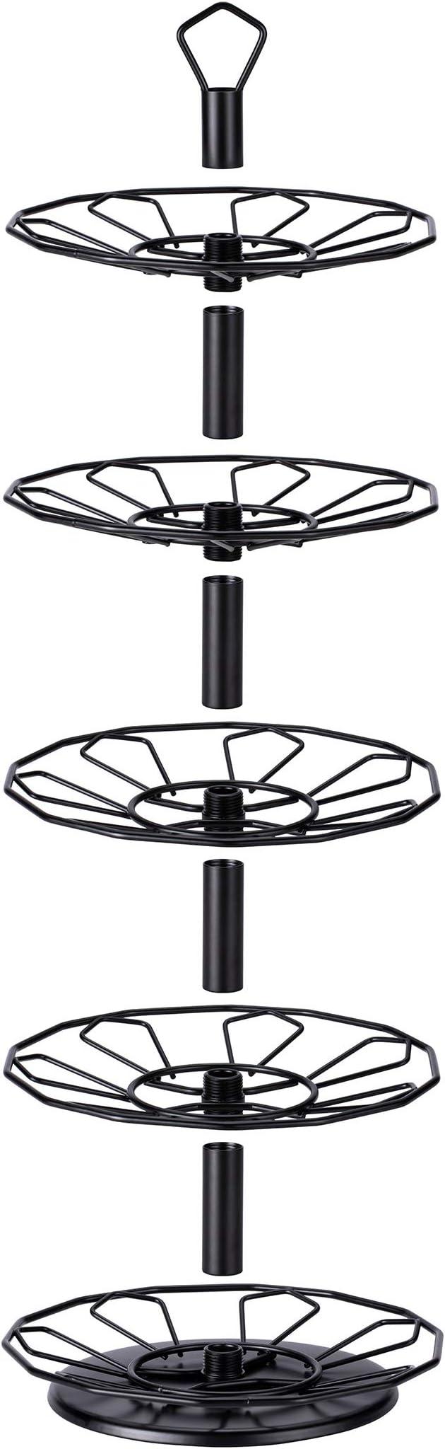 FlagShip for Keurig Pod Holder K cup Carousel Coffee Pod Holder Stand Black - Image 3