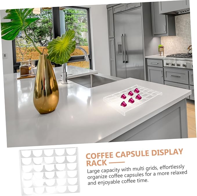 ARTIBETTER 30grids Acrylic Coffee Capsule Rack Organizer - Image 5