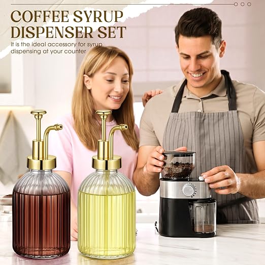 LemonRoad 4 Pcs Coffee Syrup Dispenser - Image 6