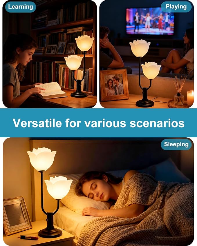 Lightdot Women Bedside Table Lamps - Image 7
