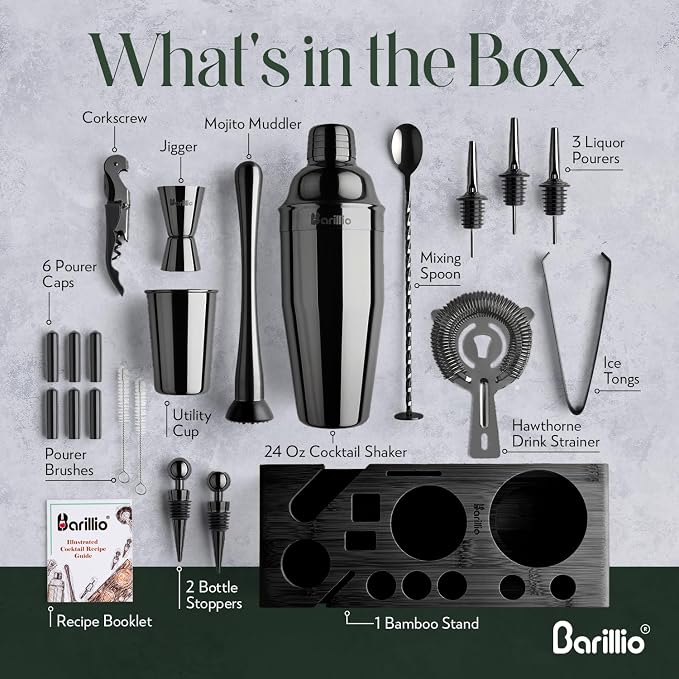 Barillio Black Bartender Kit - Image 3