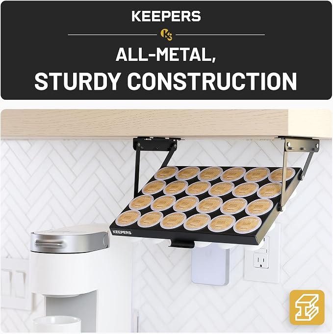 COFFEEKEEPERS KEEPERS Under Cabinet K Cup Holder - Image 6