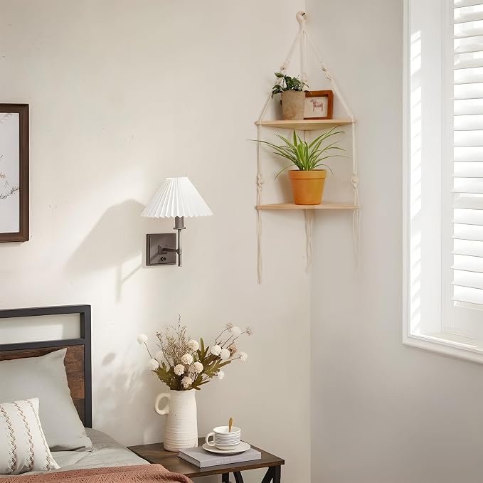 Artilady Corner Shelf White Wall Hanging - Image 3
