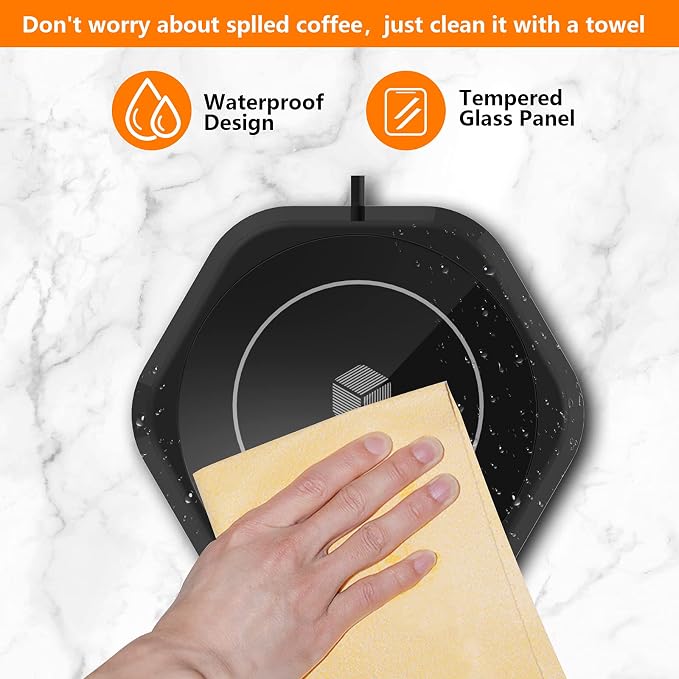 Coffee Mug Warmer: Smart Beverage Heating Plate Candle Wax Cup Warmer Electric - Image 6