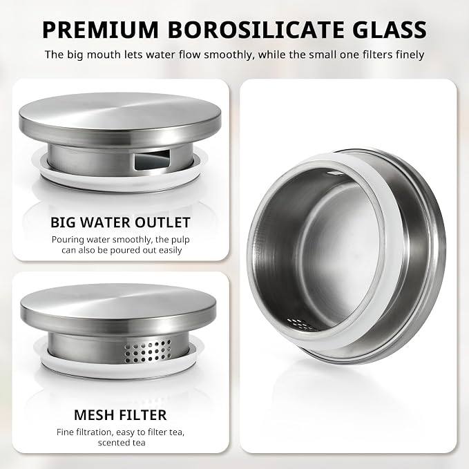 Bivvclaz 1 Gallon Glass Pitcher - Image 4