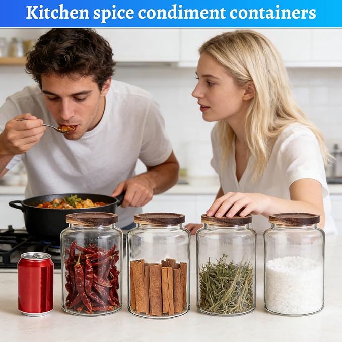 67 oz Glass Food Storage Jar - Image 3