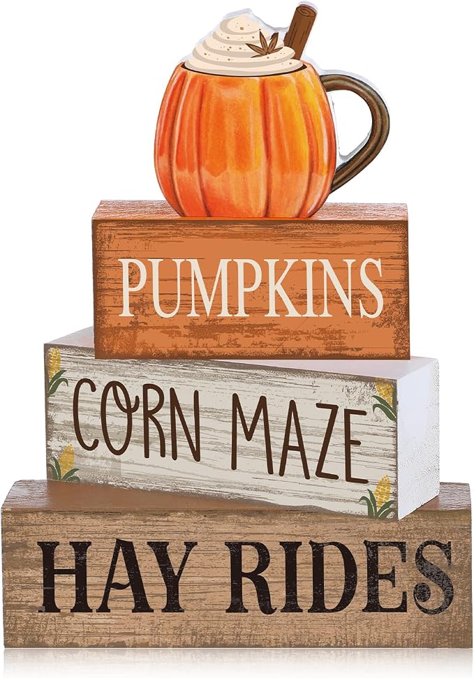 Lineshading 4 Pcs Fall Decorations by Lineshading