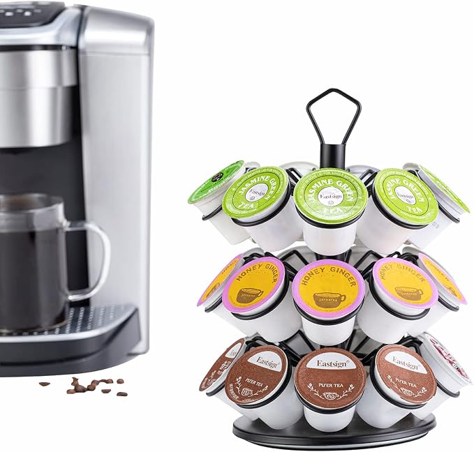 K-Cup Storage Coffee Capsules Pod Holder Carousel Capsule Display Storage by Ricerat