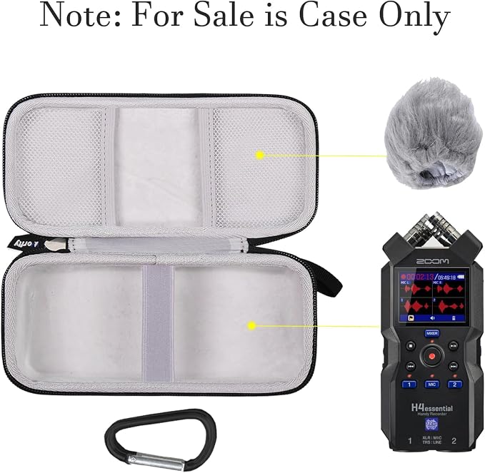 for Zoom H4essential 4-Track Handy Recorder Carrying Storage Case - Image 2