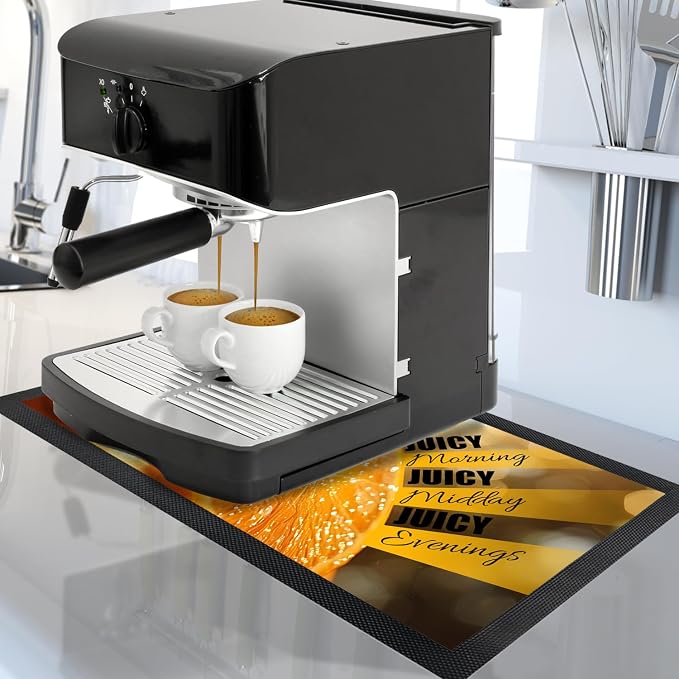 Coffee Bar Mat - Coffee Gifts - Coffee Lover - Coffee Bar Accessories - Barista - Image 2