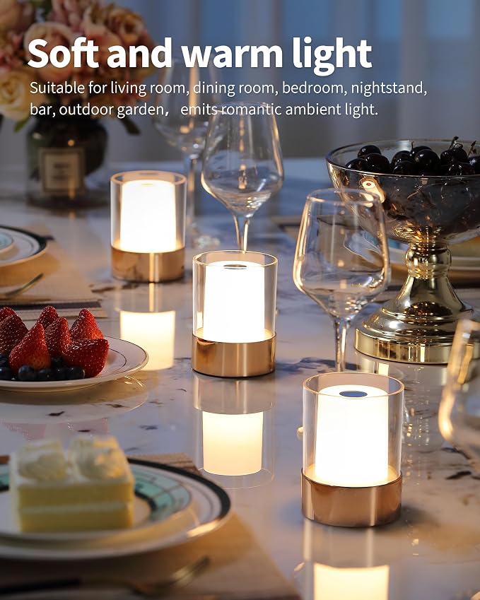 4" Mini Dining Table Light 2 Pack - Image 2