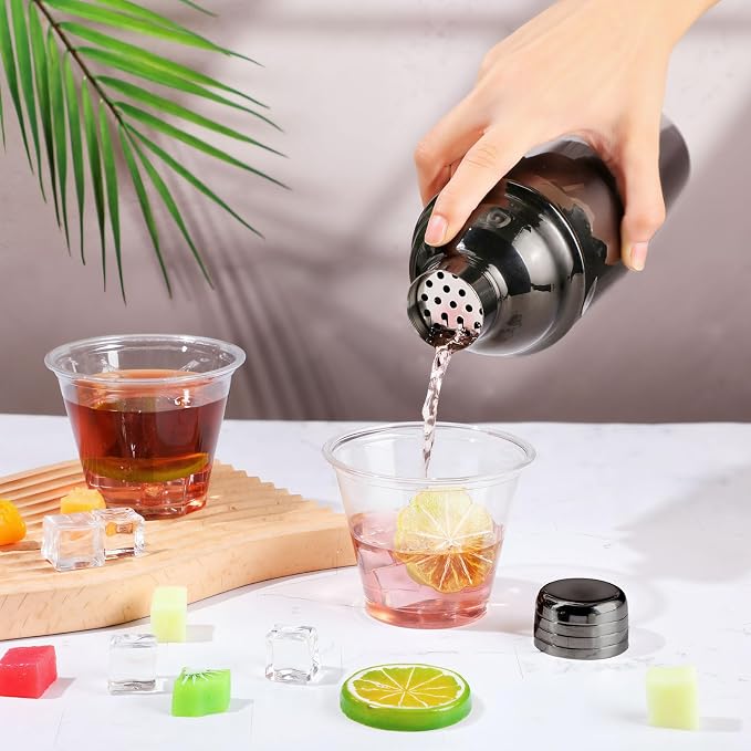 Nitial 6 Pcs Bar Cocktail Shaker Professional Stainless Steel Martini Drink - Image 6