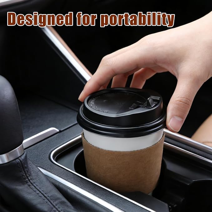 Coffee Cups, 50 Pack 12 oz Disposable Coffee Cups - Image 6