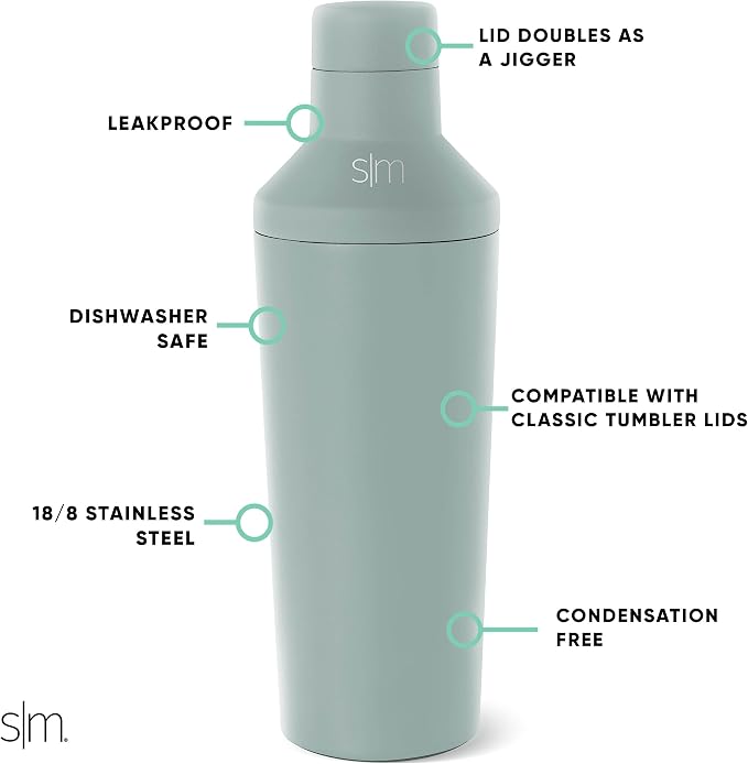 Simple Modern Cocktail Shaker Set - Image 2