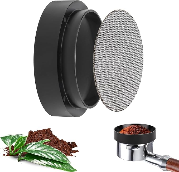 51mm Espresso Dosing Funnel and Stainless Steel Puck Screen, Magnetic Espresso by TQEONKL