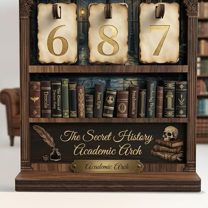 Personalized Book Read Tracker, Wooden Books Read This Year Counter, Reading - Image 2