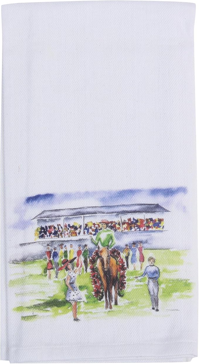 Barrel Down South Derby Horse Racing Tea Towels by BarrelDownSouth