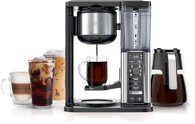 Ninja Specialty Coffee Maker | Includes 10-Cup Carafe, Fold-Away Frother by Unknown