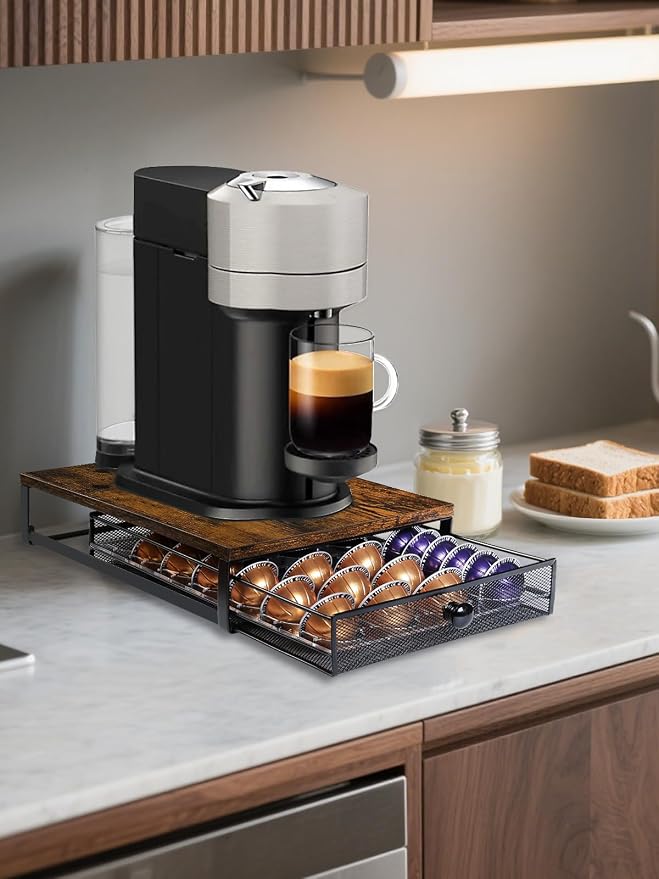 Sedegn Coffee Pod Holder Drawer Organizer Vertuo Capsules Storage Organizer - Image 2
