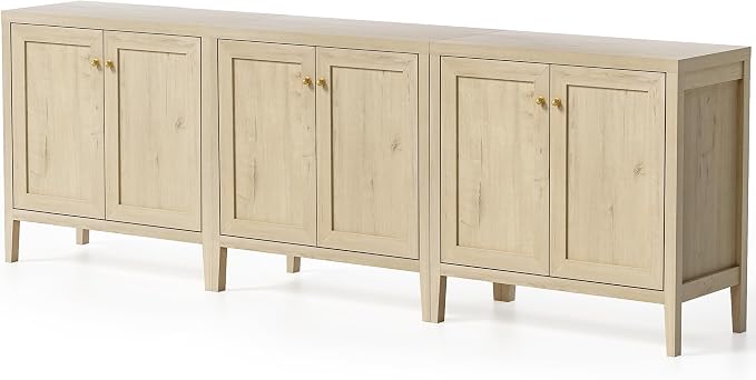 EYYTHUNG Sideboard Buffet Cabinets Set of 3 by EYYTHUNG