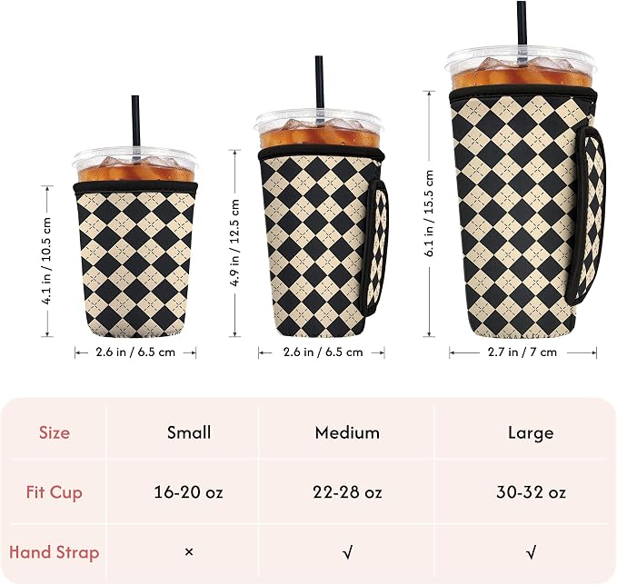 Reusable Insulated Neoprene Iced Coffee Sleeve - Image 4