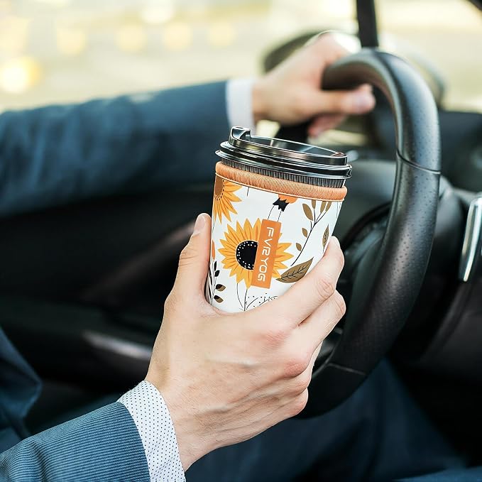 Reusable Insulated Neoprene Iced Coffee Sleeves - Image 2