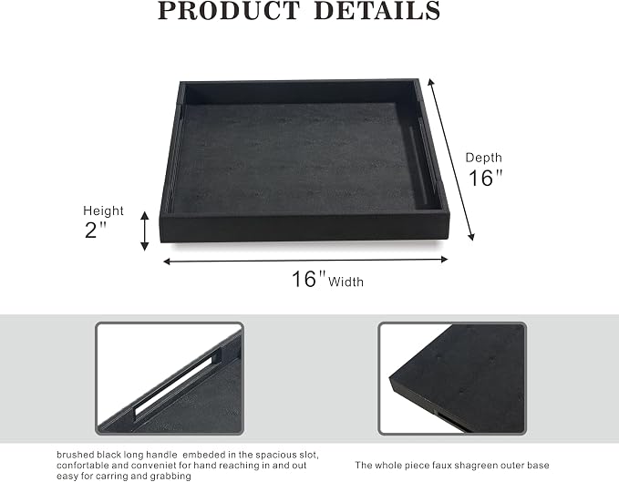 Sagala 16"x16" Serving Tray - Image 4