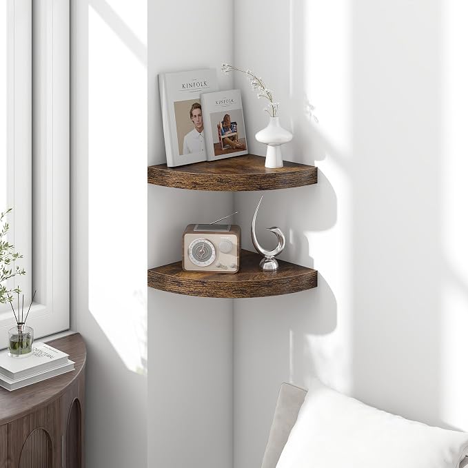 Fun Memories Floating Corner Shelves Set of 2 - Image 2