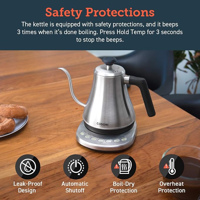 Cosori Gooseneck Electric Kettle - Image 7