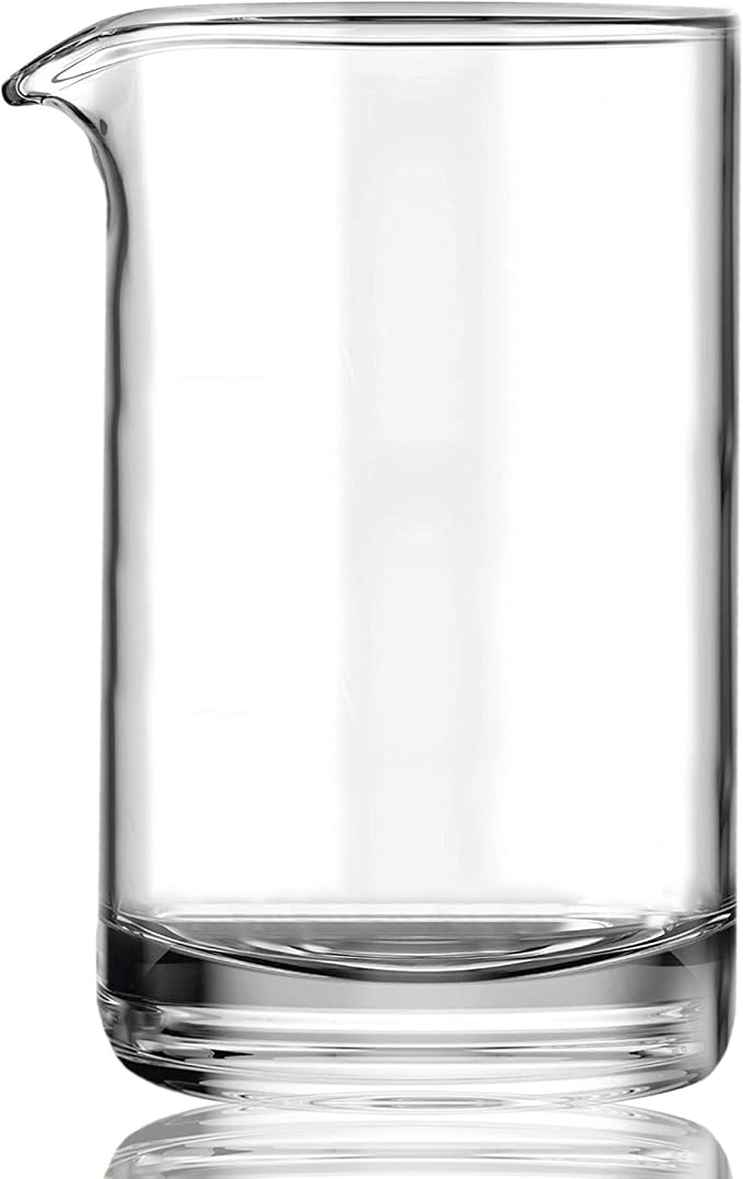 Cocktail Mixing Glass with Seamless and Handblown Construction by Unknown