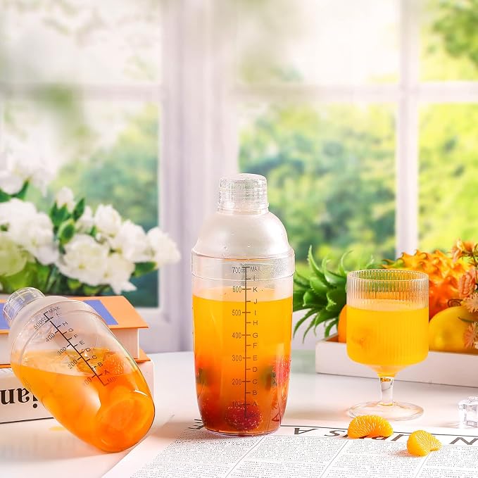 Lallisa 12 Pcs Plastic Cocktail Shaker Drink Mixer - Image 3