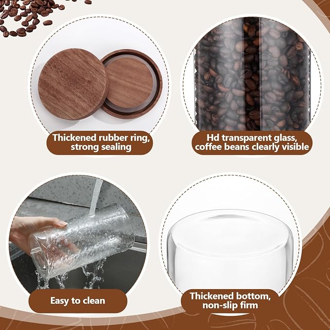 Suclain Glass Coffee Grounds Container - Image 6