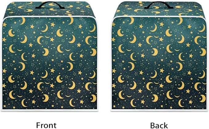 Coffee Machine Cover, Moon Pattern, Waterproof, Polyester Blend, S Size - Image 2