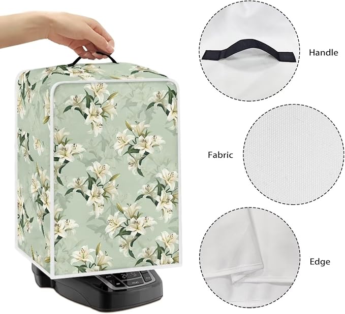 Coffee Maker Dust Cover Small Kitchen Appliance Cover Compatible Most Standard - Image 5