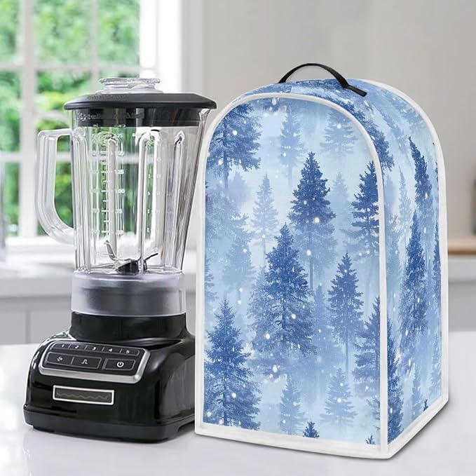 Blue Trees Blender Dust Cover, Anti Fingerprint Polyester Stand Mixer or Coffee - Image 5