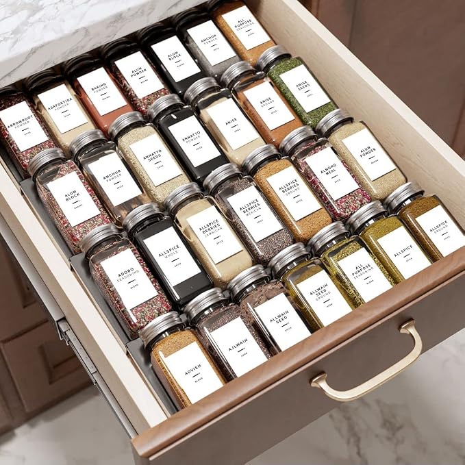 Neatsure 400 Minimalist Spice Labels, Preprinted Stickers Booklet, Herb - Image 5