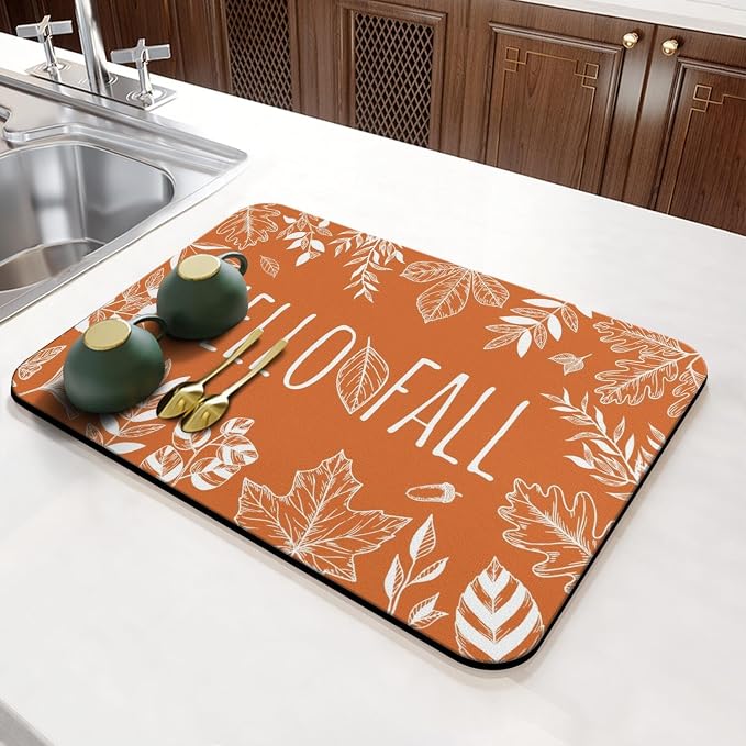 Fun Coffee Mat 23inx15in, Coffee Bar Mat - Image 3