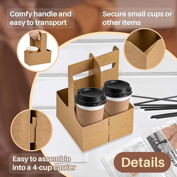 MAQIHAN 2 Cup Drink Carrier - Image 3