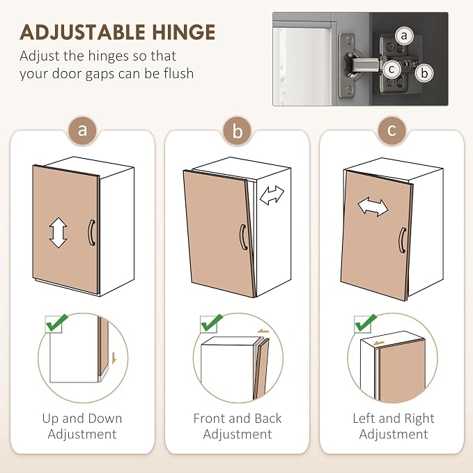 HOMCOM Kitchen Pantry Storage Cabinet - Image 7