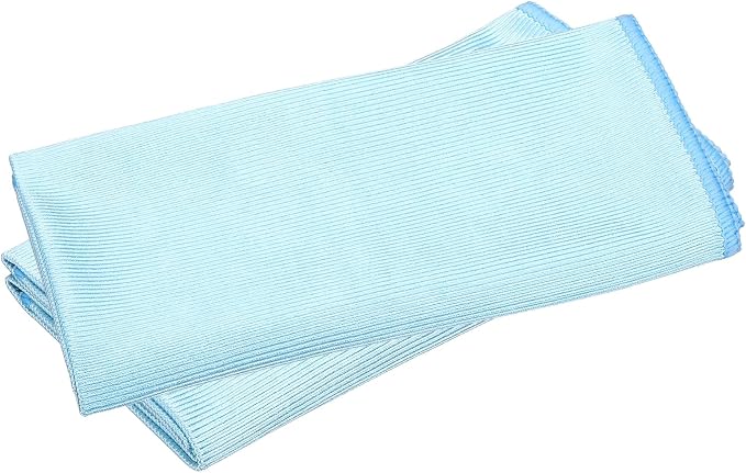 uxcell 2Pcs Glass Polishing Cloth, 23.6x15.7 Microfiber Cleaning Cloths Lint & by uxcell