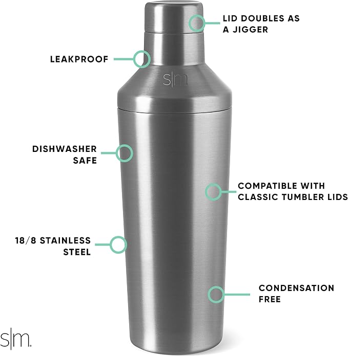 Simple Modern Cocktail Shaker Set - Image 2
