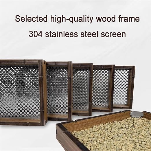 Coffee Bean Grading Sieve, Coffee Green Round Hole Bean Sifter, Stainless Steel - Image 8