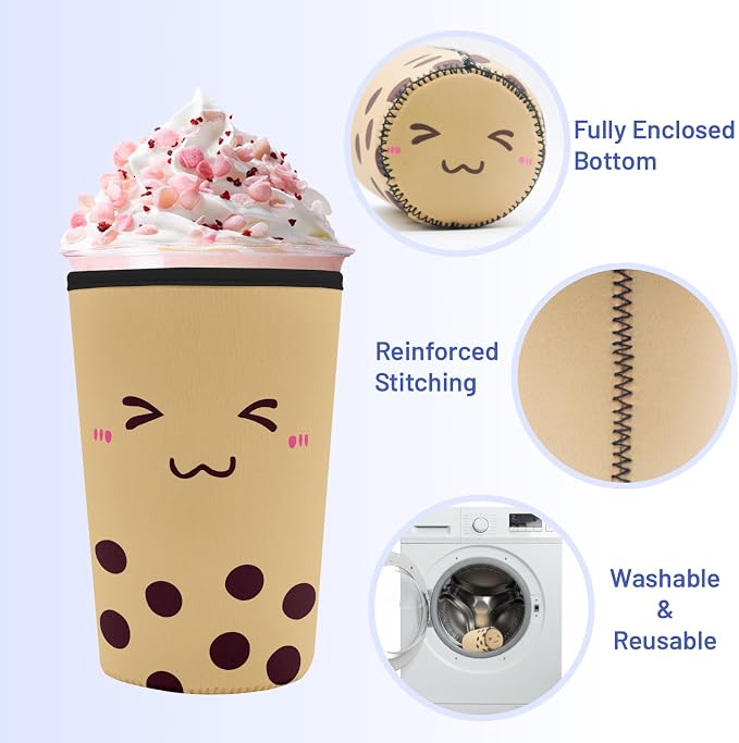 Iced Coffee Sleeve Reusable Cup Sleeves - Image 5