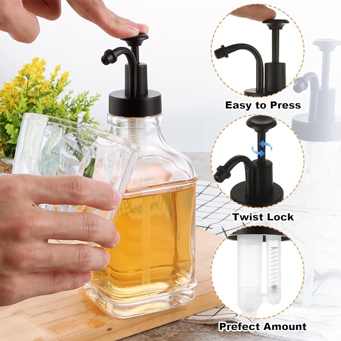 CYEAH 4 Pack Coffee Syrup Dispenser - Image 3