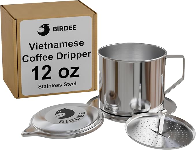 Birdee Vietnamese Coffee Dripper - 12 oz by BIRDEE