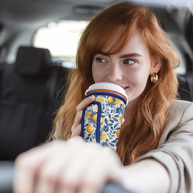 Reusable Insulated Neoprene Iced Coffee Sleeve - Image 5