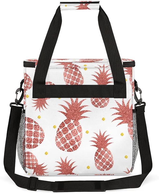 Pineapples Fruits Coffee Maker Carring Bag, Large Insulated Storage Organizer - Image 5