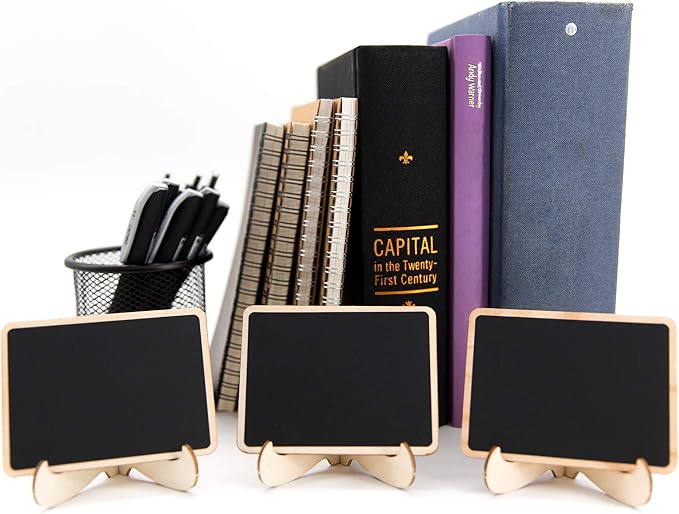 DSTELIN 10 Pack Mini Chalkboards Signs - Image 8